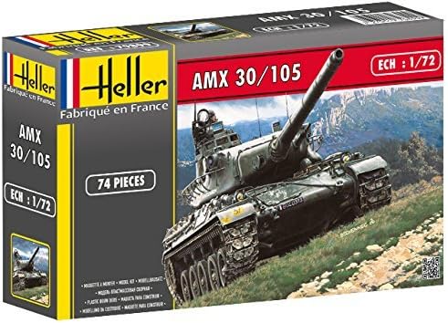 Heller 79899?AMX 30/105?Card Model Kit by Glow2B