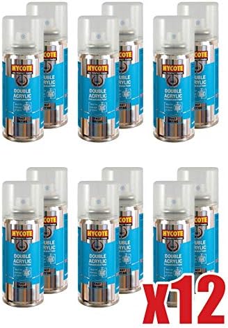 Hycote XDAD404 Volcano Black (Pearlescent) Acrylic Spray Paint 150ml X 12