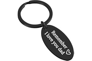 iJuqi Father's Day Gifts for Dad from Daughter Son - Dad Gifts for Birthday Christmas Valentine's Day, Dad Keychain