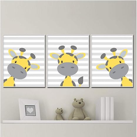 grey nursery prints