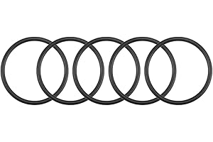 uxcell Nitrile Rubber O-Rings 58mm OD 50mm ID 4mm Width, Metric Nitrile Rubber Sealing Gasket for Automotive Machine Plumbing, Pack of 5