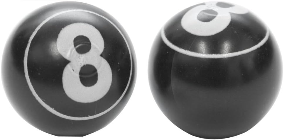 Etc 8 Ball Valve Caps Black