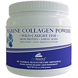 12 oz Marine Collagen Peptides Powder. Wild-Caught Fish, Non-GMO. Supports Healthy Skin, Hair, Joints and Bones. Hydrolyzed Type 1 & 3 Protein. Amino Acids, Unflavored, Easy