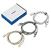 Multi Charging Cable 6.5Ft/2M MFi Certified 2Pack USB A to Lightning/Micro USB Cables 2 in 1 Nylon Braided Charge and Sync Charger Cord for iPhone, iPad/iPod, Huawei, Nexus, Nokia, Sony, HTC & More