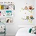 ElecMotive Wall Stickers of Tree Owls Wall Decals for Kids Rooms Nursery Baby Boys & Girls Bedroom