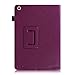 Dragon Touch E97 Folio Case - Fintie Premium Vegan Leather Cover with Stylus Holder for Dragon Touch E97 9.7-Inch Android Tablet PC, Purple