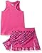 PUMA Baby Girls' Toddler Top and Tulle Skort Set, Pink glo, 2T