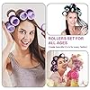 FREDYs-31-Pieces-Hair-Rollers-Set--18-Self-Grip-Hair-Curlers-12-Duckbill-Sectioning-Clips-and-1-Centipede-Shape-Hair-Clip-for-Barber-Salon-Hair-Dressing-Rollers-44mm-30mm-and-25mm FREDY’s 31 Pieces Hair Rollers Set – 18 Self Grip Velcro Hair Curlers,12 Duckbill Sectioning Clips and 1 Centipede Shape…