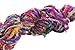 DARN GOOD YARN recycled handmade sari silk ribbon the blender multicolor fabric | silk ribbon knitting yarn, crochet yarn, jewelry making, weaving yarn, gift wrapping ribbon | 100 gram, 55 yard ribbon