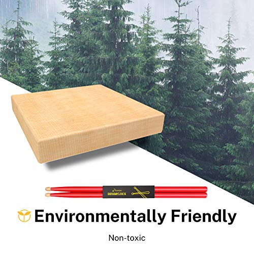 Bacchette Per Batteria Donner 7A - 2 Paia In Legno D'Acero Con Borsetta | Classic Maple Wood - Foto 2