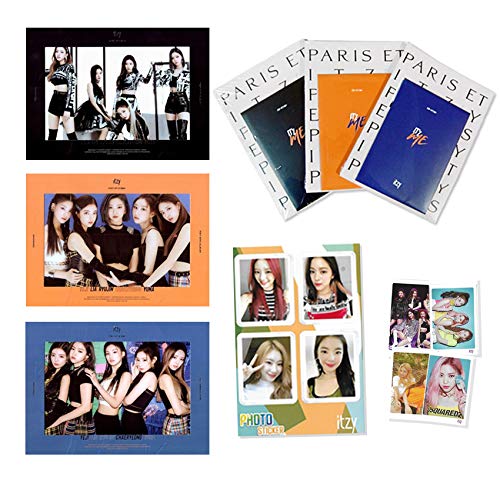 Itzy Itzy It Z Me 2nd Mini Album Random Version Cd Photo Book Pre Order Benefit Frame Sleeve Photo Cards Postcard Folded Poster Message Photo Card Set Photo Sticker Set Amazon Com Music