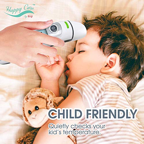 Baby, Children's, Adult Ear and Forehead Digital Thermometer - Temporal Electronic Infrared, Dual F & C Temperature Mode, Fast 1 Second Read, for Infants, Babies, Kids & Adults, Ear Termometro