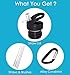 Flaskars Straw Lid for Hydro Standard Mouth Sport Water Bottle Flask