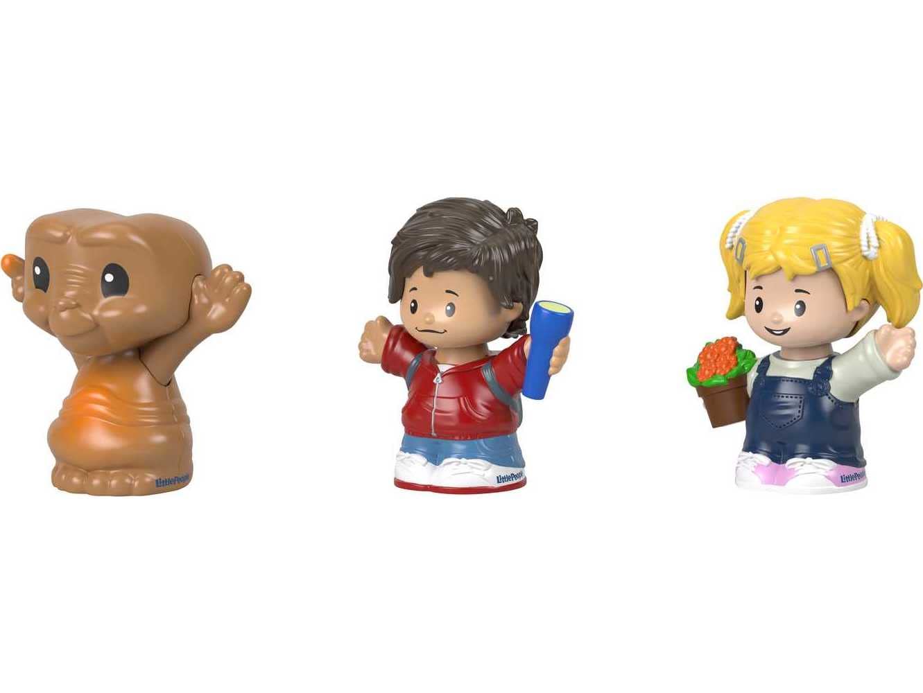 Little People COLLECTOR E.T. The Extra-Terrestrial Movie Special Edition Set for Adults & Fans, 3 Figures in Display Package
