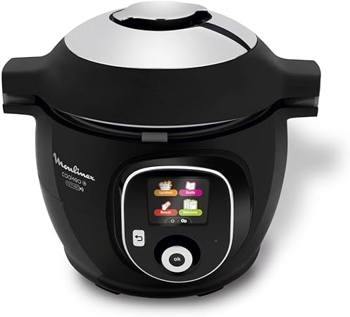 Robot De Cocina Cookeo Connect Con Conexion A Aplicacion Via Bluetooth Con 150 Recetas 6 Litros De La Marca Moulinex Ref Yy2942fb Version Francesa Amazon Es Hogar