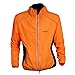 WOLFBIKE Cycling Jacket Jersey Long Sleeve Wind Coat, Color: Orange, Size: M