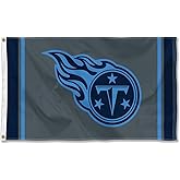 Tennessee Titans Blackout Sideline Flag Outdoor Indoor 3x5 Foot Banner