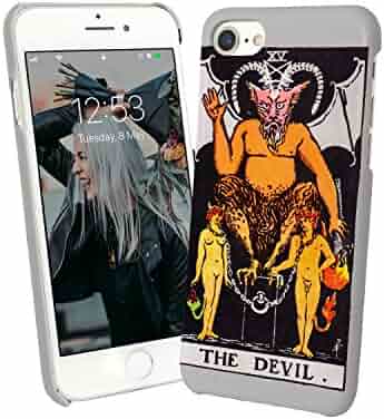 Shopping Cases Holsters Sleeves Cell Phones Accessories On - tarot card devil game future astrology 000237 iphone 6 7 8 x case galaxy s8 note 8