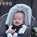 Eddie Bauer Baby 2-in-1 Head Support for Car Seats, Strollers, Swings, Grey and White