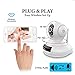 Baby Monitor, Creaker Wireless Camera Wired WiFi Security Cam Video with Two-Way Audio,Pan Tilt,P2P WPS IR-Cut Nanny Camera,Night Vision and Motion Detection,1 Year Warranty