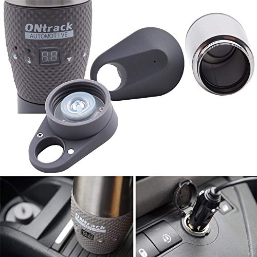 Spardar 12V Car Boiler Electric Travel Portable Kettle Fast Water Boiler & Heater with LED