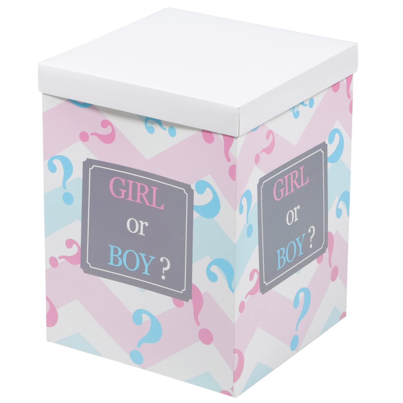 Toyvian Gender Reveal Balloon, Boy or Girl Balloon Baby Gender Reveal for Baby Shower Party Supplies (15.7x11.8x11.8 inch)