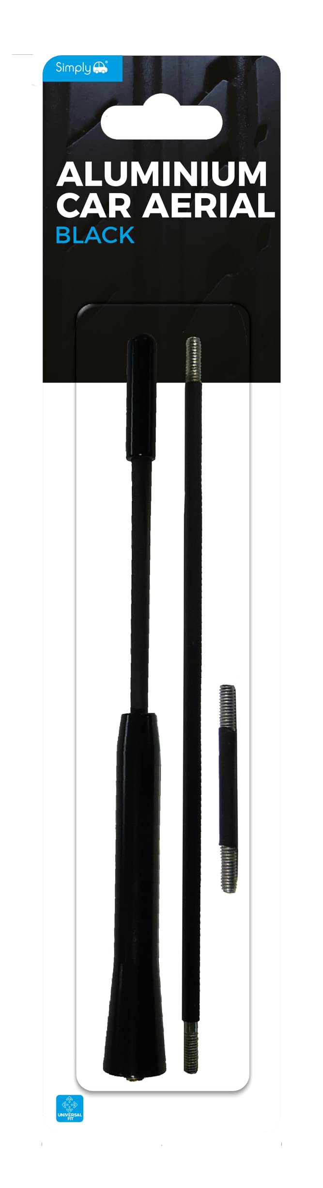 Black Aluminium Car Aerial