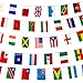 BucketList 200 World Country Flags International Banner, 165 Feet 8.2'' x 5.5'', for Party, Classroom Decoration, Bars, Sport, Events, School Festivals, Celebrations +Country Fun Facts Guide eBook