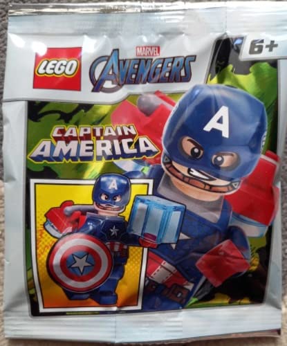 LEGO Marvel Super Heroes Captain America #2 Minifigure Foil Pack Set 242212 (Bagged)