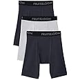 Fruit of the Loom Men's Breathable Boxer Briefs, Moisture Wicking Underwear, Assorted Color Multipacks