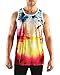 INTO THE AM Coastal Dreams Men's Sleeveless Tank Top Shirt (Medium)