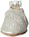Robeez Girls' Soft Soles with Bow Back Slip-On Metallic Mist 0-6 Months M US Infant
