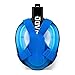 RADO Full Face Snorkel Mask | 180° Panoramic Views with Full Face Design | GoPro Compatible | Anti Fog and Anti Leak Protection | Tubeless Design (Blue, Large-X-Large)