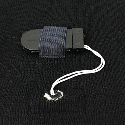 EZGO 5 LED Hands Free Unisex Lighted Beanie Power Stocking Cap/Hat, Perfect Hands Free Flashlight for Hunting, Camping, Grilling, on/off Switch Hidden in the Cap, Black - Thumbnail 7