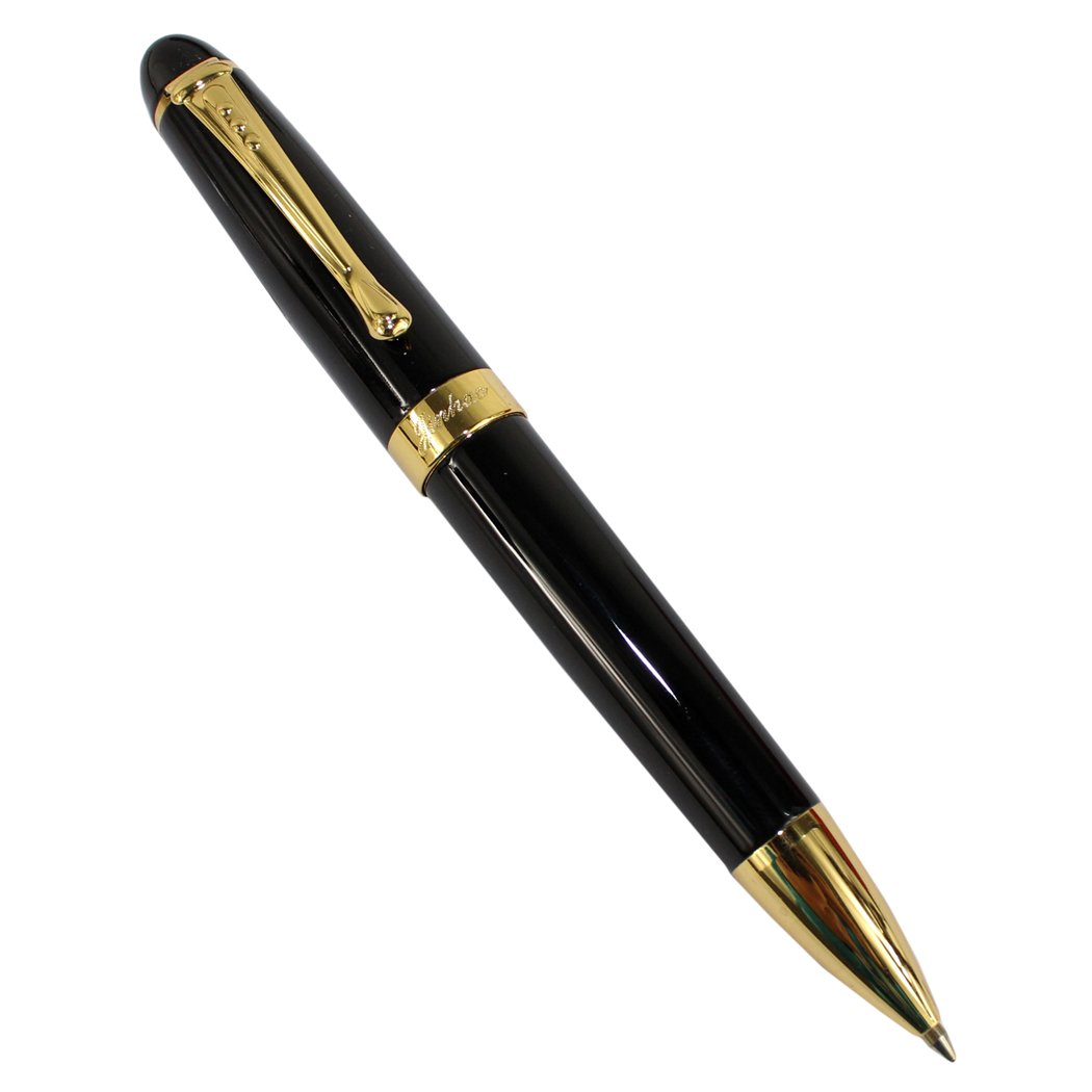Gullor 450 bright black and golden Ballpoint pen