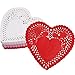 Hotop 300 Pieces Mini Valentine's Heart Doilies and 500 Pieces Foam Heart Stickers Adhesive Stickers for Wedding Decoration Valentine's Day Party (Multi-Color)