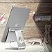 oenbopo Tablet Stand Holder, Stand Aluminum Desktop Cell Phone Tablet Holder Stand Compatible for iPad Pro iPad Mini iPad Air, iPhone XR XS MAX X 8 7 6s 6 Plus 5s, Samsung Galaxy S6 S7 S8 S9, Switch