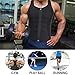 TAILONG Men Hot Neoprene Workout Sauna Tank Top Zipper Waist Trainer Vest Weight Loss Body Shaper Compression Shirt Gym Clothes Corset (Black Workout Tank, S)