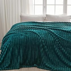 NEWCOSPLAY Super Soft Twin Blanket Dark Teal