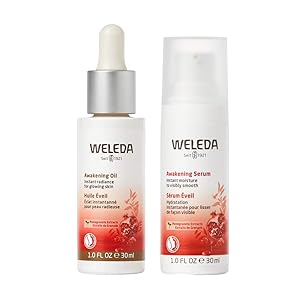 Weleda Skin Awakening Power Duo, 1oz Firming Facial Oil, 1oz Facial Serum
