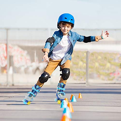 GVDV Roller Skates for Boys Adjustable Size Double Roller Skates