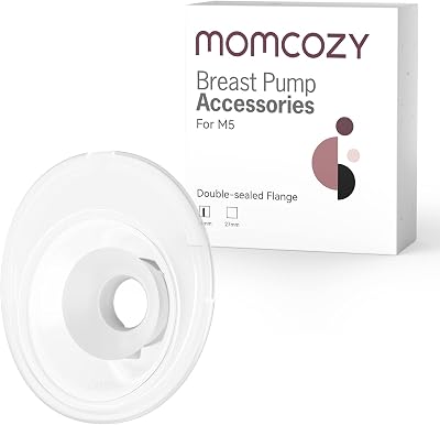 Momcozy 24mm Double-Sealed Flange for M5 Breast Pump Replacement Accessory
