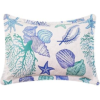 Amazon Com Junsey 2piece Ocean Theme Standard Pillow Shams