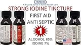 Humco Strong Iodine Tincture 7% First Aid Antiseptic 1 oz plus free sticker by Lucky Donk