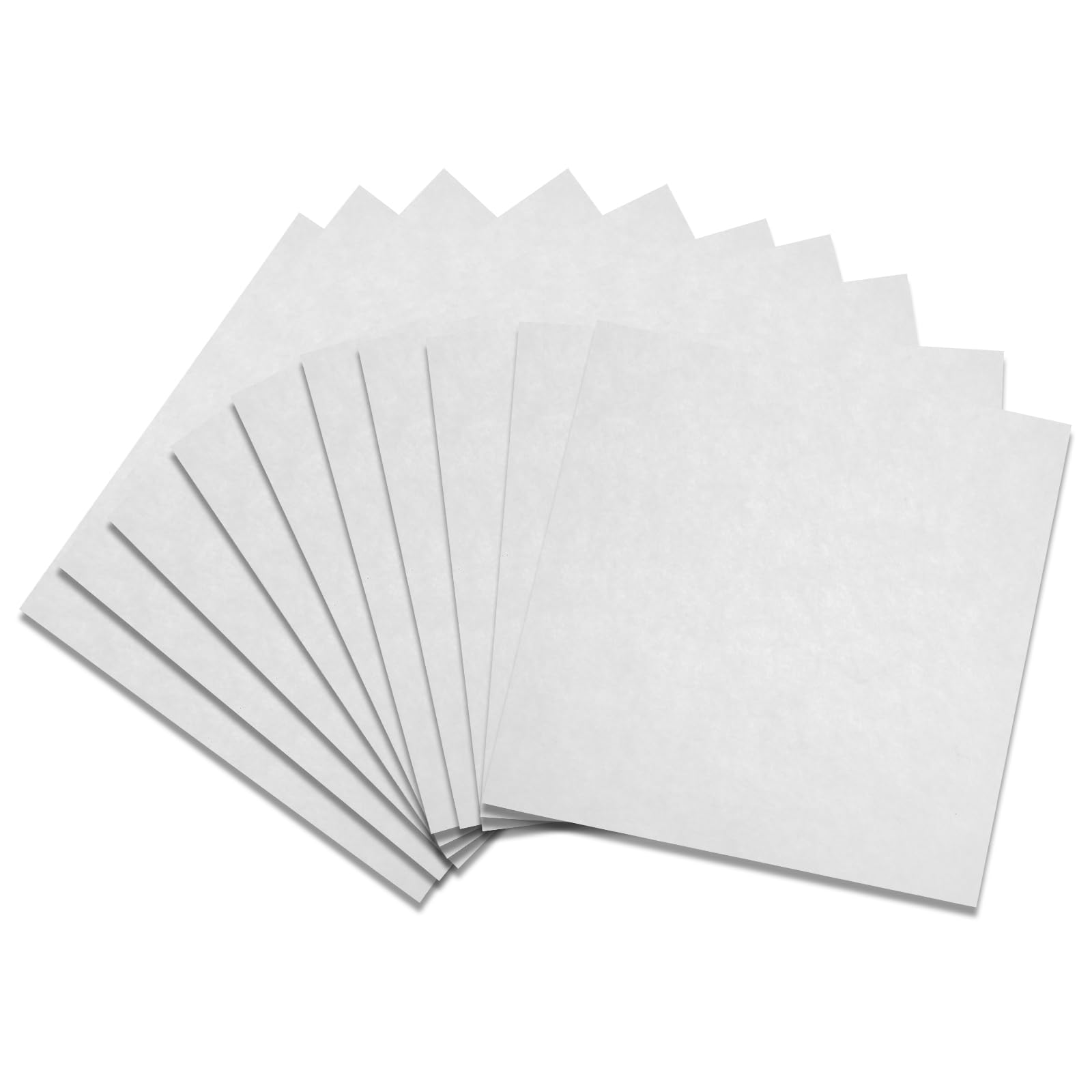 Photo 1 of 12" x 12" Squares Felt Sheets Fabric, 10Pcs Felt Fabric for Crafts, 1mm Thick Halloween Christmas Fabric Fall Felt Non-Woven Felt Paper for Sewing DIY Projects(White)