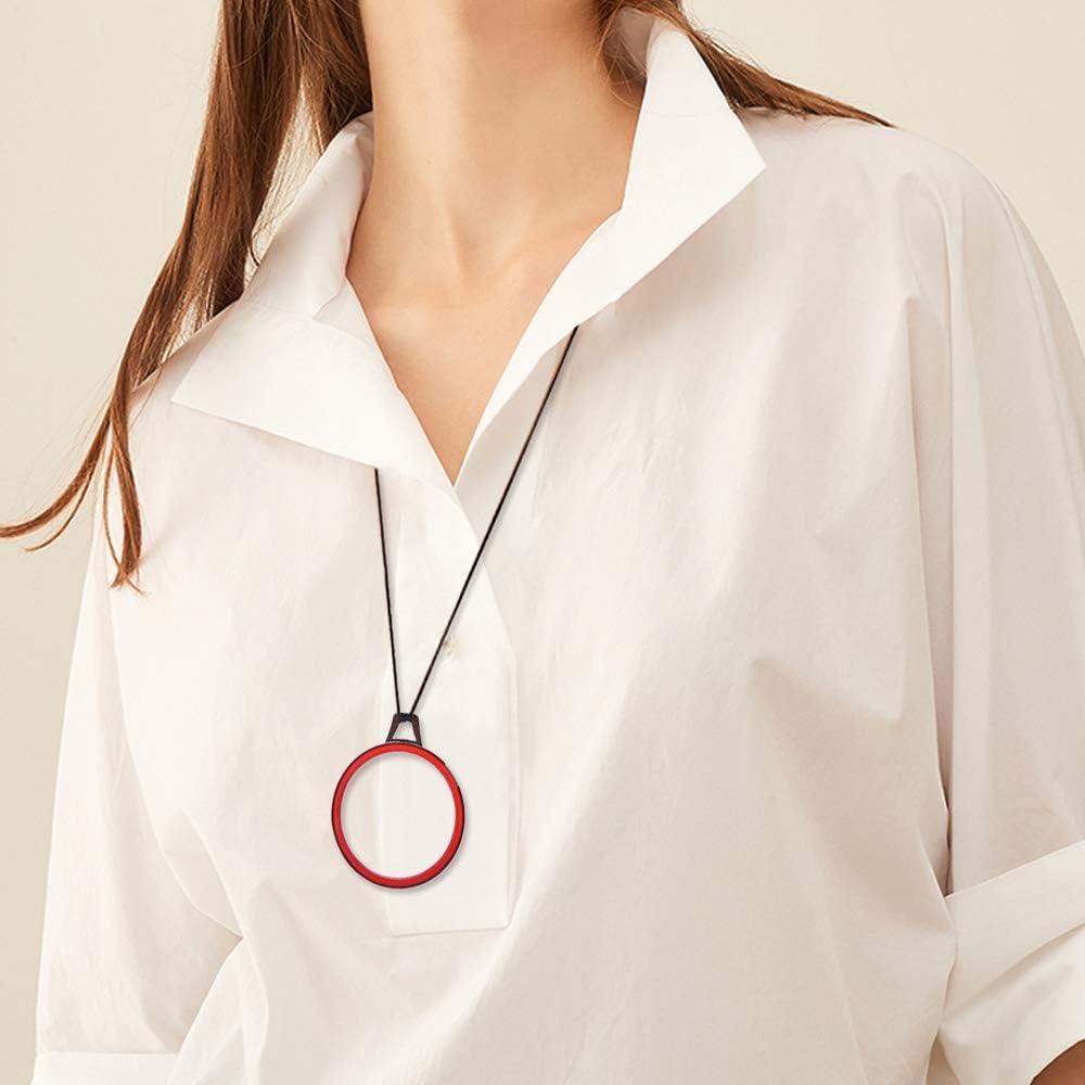 LUFF Necklace Reading Glasses Fashion Hd Portable Reader Glasses Hanging Neck Type Anti-Lost Handheld Reading Glasses for Men and Women