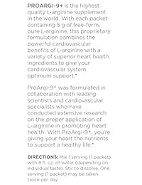 proargi 9 Plus Mixed Berry Single Sirven (4) Soporte de cajas Pack la salud del corazón por Synergy...