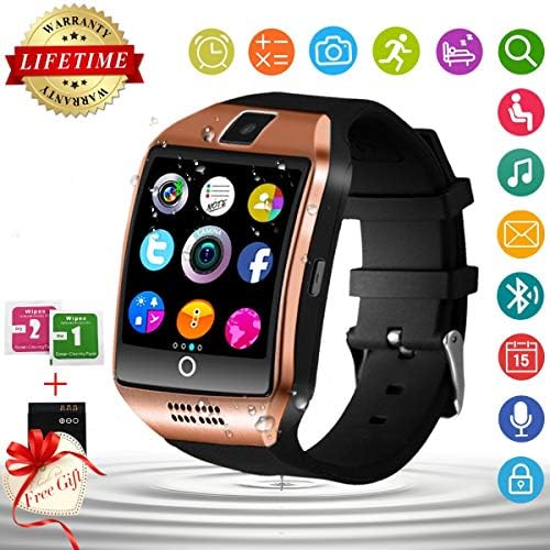 Smart Watch,Bluetooth Smartwatch Touchscreen with Camera, Smart Watches Waterproof Smart Wrist Watch Phone Compatible Android for Men Women Kids