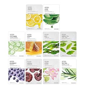 The Face Shop Unisex Combination Skin Masksheet Combo (Pack Of 10), 200 g