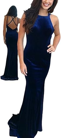 velvet prom dresses 2018